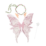 Maxbell Fairy Wings Cute Halloween Costume Accessories Decor Comfortable Fancy Dress Pink