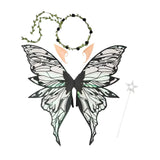 Maxbell Fairy Wings Cute Halloween Costume Accessories Decor Comfortable Fancy Dress Black