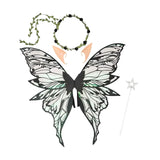 Maxbell Fairy Wings Cute Halloween Costume Accessories Decor Comfortable Fancy Dress Black