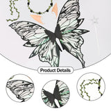 Maxbell Fairy Wings Cute Halloween Costume Accessories Decor Comfortable Fancy Dress Black