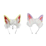 Maxbell Cat Ears Headband Comfortable Headpiece for Women Girls Daily wearing Makeup Yellow