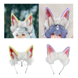 Maxbell Cat Ears Headband Comfortable Headpiece for Women Girls Daily wearing Makeup Yellow