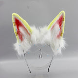 Maxbell Cat Ears Headband Comfortable Headpiece for Women Girls Daily wearing Makeup Yellow