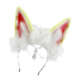 Maxbell Cat Ears Headband Comfortable Headpiece for Women Girls Daily wearing Makeup Yellow