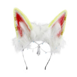 Maxbell Cat Ears Headband Comfortable Headpiece for Women Girls Daily wearing Makeup Yellow