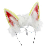 Maxbell Cat Ears Headband Comfortable Headpiece for Women Girls Daily wearing Makeup Yellow
