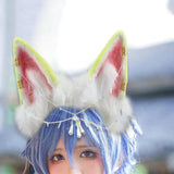 Maxbell Cat Ears Headband Comfortable Headpiece for Women Girls Daily wearing Makeup Yellow