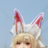 Maxbell Cat Ears Headband Comfortable Headpiece for Women Girls Daily wearing Makeup Purple
