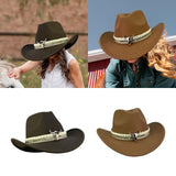 Maxbell Cowboy Hat Costume Accessories Hat Band Dress up Comfortable Trendy Headwear