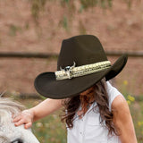 Maxbell Cowboy Hat Costume Accessories Hat Band Dress up Comfortable Trendy Headwear