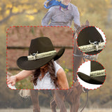 Maxbell Cowboy Hat Costume Accessories Hat Band Dress up Comfortable Trendy Headwear