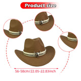 Maxbell Cowboy Hat Costume Accessories Hat Band Dress up Comfortable Trendy Headwear