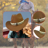 Maxbell Cowboy Hat Costume Accessories Hat Band Dress up Comfortable Trendy Headwear