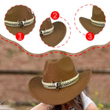 Maxbell Cowboy Hat Costume Accessories Hat Band Dress up Comfortable Trendy Headwear