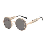 Maxbell Round Double Bridge Sunglasses Decor Eyewear for Holiday Dating Party