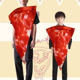 Maxbell Halloween Food Costume Pizza Costume for Festivities Themed Parties Carnival For Adults