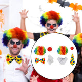 Maxbell Clown Costume Funny Role Play for Festive Events Masquerade Parties Carnival Type A
