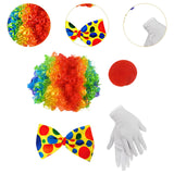Maxbell Clown Costume Funny Role Play for Festive Events Masquerade Parties Carnival Type A