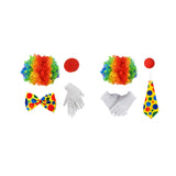 Maxbell Clown Costume Funny Role Play for Festive Events Masquerade Parties Carnival Type A