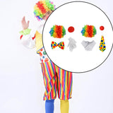 Maxbell Clown Costume Funny Role Play for Festive Events Masquerade Parties Carnival Type A