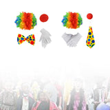 Maxbell Clown Costume Funny Role Play for Festive Events Masquerade Parties Carnival Type A