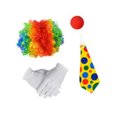 Maxbell Clown Costume Funny Role Play for Festive Events Masquerade Parties Carnival Type B