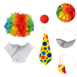 Maxbell Clown Costume Funny Role Play for Festive Events Masquerade Parties Carnival Type B