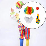 Maxbell Clown Costume Funny Role Play for Festive Events Masquerade Parties Carnival Type B