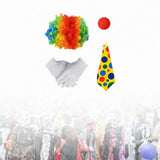 Maxbell Clown Costume Funny Role Play for Festive Events Masquerade Parties Carnival Type B