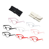 Maxbell 8Pcs Cat Rhinestone Glasses Retro 50S 60S Old Lady Glasses for Women Holiday
