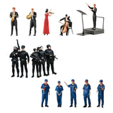 Maxbell 5x 1/64 Scale Miniature Scenes DIY Projects Decoration Tiny Model