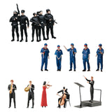 Maxbell 5x 1/64 Scale Miniature Scenes DIY Projects Decoration Tiny Model