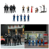 Maxbell 5x 1/64 Scale Miniature Scenes DIY Projects Decoration Tiny Model