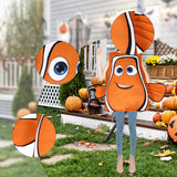 Maxbell Halloween Clownfish Costume Outfit for Halloween Role Play Stage Performance