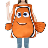 Maxbell Halloween Clownfish Costume Outfit for Halloween Role Play Stage Performance