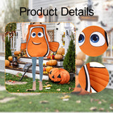 Maxbell Halloween Clownfish Costume Outfit for Halloween Role Play Stage Performance