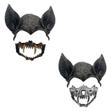 Maxbell Halloween Bat Costume Mask Accessories for Masquerade Birthday Party Friends Black