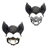 Maxbell Halloween Bat Costume Mask Accessories for Masquerade Birthday Party Friends Black