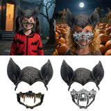 Maxbell Halloween Bat Costume Mask Accessories for Masquerade Birthday Party Friends Black