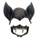 Maxbell Halloween Bat Costume Mask Accessories for Masquerade Birthday Party Friends Black