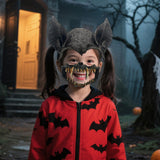 Maxbell Halloween Bat Costume Mask Accessories for Masquerade Birthday Party Friends Black