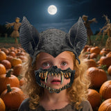 Maxbell Halloween Bat Costume Mask Accessories for Masquerade Birthday Party Friends Black