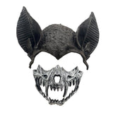 Maxbell Halloween Bat Costume Mask Accessories for Masquerade Birthday Party Friends Black and Silver