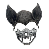 Maxbell Halloween Bat Costume Mask Accessories for Masquerade Birthday Party Friends Black and Silver