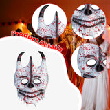 Maxbell Halloween Mask Creepy Costume Prop Face Mask for Adults Role Play Masquerade