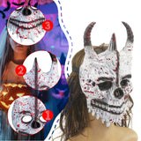Maxbell Halloween Mask Creepy Costume Prop Face Mask for Adults Role Play Masquerade