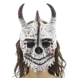 Maxbell Halloween Mask Creepy Costume Prop Face Mask for Adults Role Play Masquerade