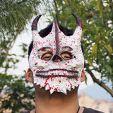 Maxbell Halloween Mask Creepy Costume Prop Face Mask for Adults Role Play Masquerade