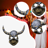 Maxbell Halloween Skeleton Mask Creepy Skeleton Mask for Role Play Festival Dress up