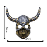 Maxbell Halloween Skeleton Mask Creepy Skeleton Mask for Role Play Festival Dress up